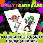 16 Pièces Ensemble Complet Nfc Tag Cartes De Jeu Amiibo Marina Splatoon 2 Inkling Pour Nintendo Switch / Wii U Carte Rfid