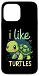 iPhone 13 Pro Max I Like TURTLES Cartoon Turtle Case