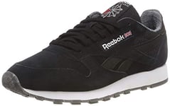 Reebok Homme Cl Leather Nm Chaussures de Fitness, Noir/Blanc, 39 EU