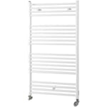 Radiateur sèche-serviettes eau chaude atoll spa blanc 966W Acova SL-170-060 - Blanc