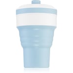 KidPro Collapsible Mug Kop med sugerør Blue 350 ml