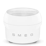 Smeg, Récipient SMIC02, Accessoire Supplémentaire pour Sorbetière SMIC01, pour Batteur sur Socle, Récipient Réfrigérant, Capacité 1,1 L, Couvercle Inclus, Compatible avec Bol SMB402