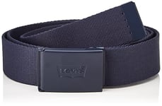 Levi's Homme Tonal Batwing Web Belt Ceinture, Navy Blue, Taille unique EU