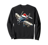 RC Airplane Model Flight Pilot Christmas Hat Xmas Sweatshirt