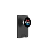 Rouge Blanc et Bleu USA PopSockets PopWallet pour MagSafe