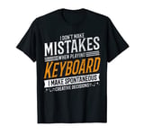 Keyboard Music Lover Creative Keyboard Player T-Shirt