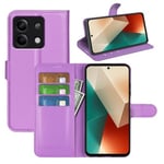 Xiaomi Redmi Note 13 5G      Pu Wallet Case    [Purple]