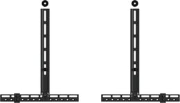 mahara Universal Soundbar Mount Black - Adjustable - Fits Standard, 