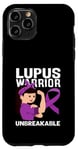 Coque pour iPhone 11 Pro Lupus Warrior Lupus Sensibilisation au Lupus Incassable