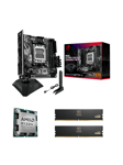 AMD Bundle 9800X3D + ASUS ROG STRIX X870-I GAMING WIFI + Team Group T-Create Expert DDR5-6000 32GB - Prosessor/CPU - 8 kjerner - 4.7 GHz - AMD AM5 - AMD Boks (uten kjøler)