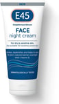 E45 Face Night Cream - Nourishing Night Moisturiser to Restore Skin Barrier – Fo