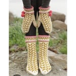 Hokey Pokey by DROPS Design - Votter og Sokker Strikkeoppskrift str. 3 - 41/43