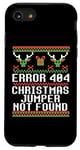 iPhone SE (2020) / 7 / 8 ERROR 404 CHRISTMAS JUMPER NOT FOUND Funny Ugly Sweater Meme Case