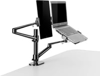 Thingy Club 2 In1 Dual Arm Tablet & Laptop Mount, Height Adjustable Desk Mount S