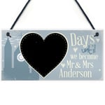 Wedding Countdown Days Until We Say I Do Engagement Gifts Mr And Mrs To Be