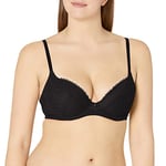 Freya Signature Padded Plunge Bra Black Black 34FF