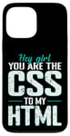 iPhone 13 Pro Max Hey Girl, You Are the CSS to My HTML Case