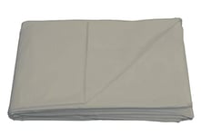 Sleepdown Drap Plat en Polycoton 68 Pics Naturel, Polycoton, King 265x275 cm