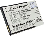 Kompatibelt med Huawei C8815, 3.8V, 2100 mAh
