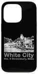 Coque pour iPhone 13 Pro White City Rte 9 Shrewsbury Massachusetts Nostalgie Vintage