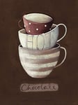 The Art Group Nicola Evans (Hot Chocolate) -Canvas Print 30 x 40cm, Wood, Multi-Colour, 30 x 40 x 1.3 cm