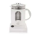 Vitinni Smart Kettle | 1.5L | White Gloss Finish | Built in Infuser | Touch Control | Keep Warm Function | Variable Temperature | Infuser Tea Maker