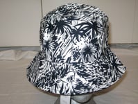 BNWT  FRENCH CONNECTION FCUK  Foliage Pattern  Sun Festival Bucket Hat  Medium