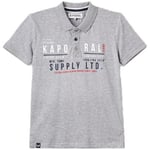 Polo enfant Kaporal  Polo Manches Courtes Garçon Alba Gris