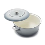 Merten & Storck Cocotte Ronde de 26 cm/5 Litres, Gris Galaxie avec Dégradé