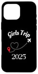 Coque pour iPhone 16 Pro Max Girls Trip 2025 Vacances de voyage pour femmes