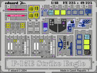 Eduard F-15E Strike Eagle Interior Cockpit Etched Parts 1:48 Model Kit Revell