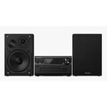 Panasonic SC-PMX802E-K 120W Premium Hi-Fi Network System with Bluetooth and DAB + One Size Black