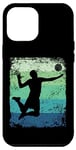 Coque pour iPhone 12 Pro Max Joueur de volleyball vintage homme femme beach volley ball