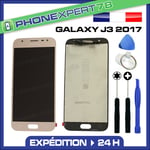 VITRE TACTILE + ECRAN LCD ORIGINAL SAMSUNG GALAXY J3 2017 OR GOLD J330 + OUTILS