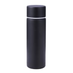 zwyjd Thermal Flask Insulated Travel Coffee Mug Small Cute Flask Thermos Mini Portable Stainless Steel Beverage Thermos Flask for Hot and Cold Drinks,Black