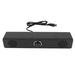 Computer Speaker Desktop Soundbar Hifi Stereo Sound Volume Adjus Set