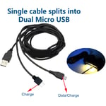 Dual USB Charging Cable for PS VR Move and PS4 PSVR Controller Wire