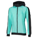 Mizuno Hoody Jacket Women Turkos XS - Fri frakt