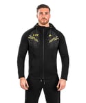 Venum, UFC Adrenaline by Venum Replica Homme Sweatshirt zippé à Casquetteuche, Homme, XXL, Noir/Or