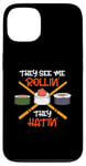 Coque pour iPhone 13 They See Me Rollin They Hatin Rouleau à sushi japonais