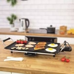 Electric Table Top Grill Non Stick Teppanyaki 2000W For Camping Caravan Outdoor