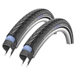 Schwalbe Marathon Plus Wire 700x25c Road 700c Bike Tyre Pair of Tyres