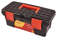 Am-Tech 10" Mini Small Plastic Tool Box With Removable Tray