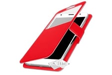 PH26 Coque et étui téléphone mobile Etui housse folio rouge de qualité compatible pour oppo reno z sd710