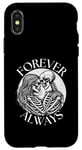 iPhone X/XS forever always - skeleton couple eternal lover Twin Flame Case