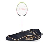 Badminton Racquet, Raquette en Fibre de Carbone Li-Ning Turbo 99 Strung avec Housse complète Gratuite | AYPR026-5,