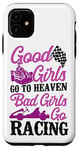 iPhone 11 Go Kart Racing Girl Female Vintage Good Girls Go To Heaven Case