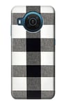 Black and White Buffalo Check Pattern Case Cover For Nokia X20