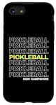 Coque pour iPhone SE (2020) / 7 / 8 Pickleball New Hampshire Vintage Paddle Pickleball