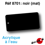 Decapod 8701 - Noir (mat), Peinture acrylique à l'eau